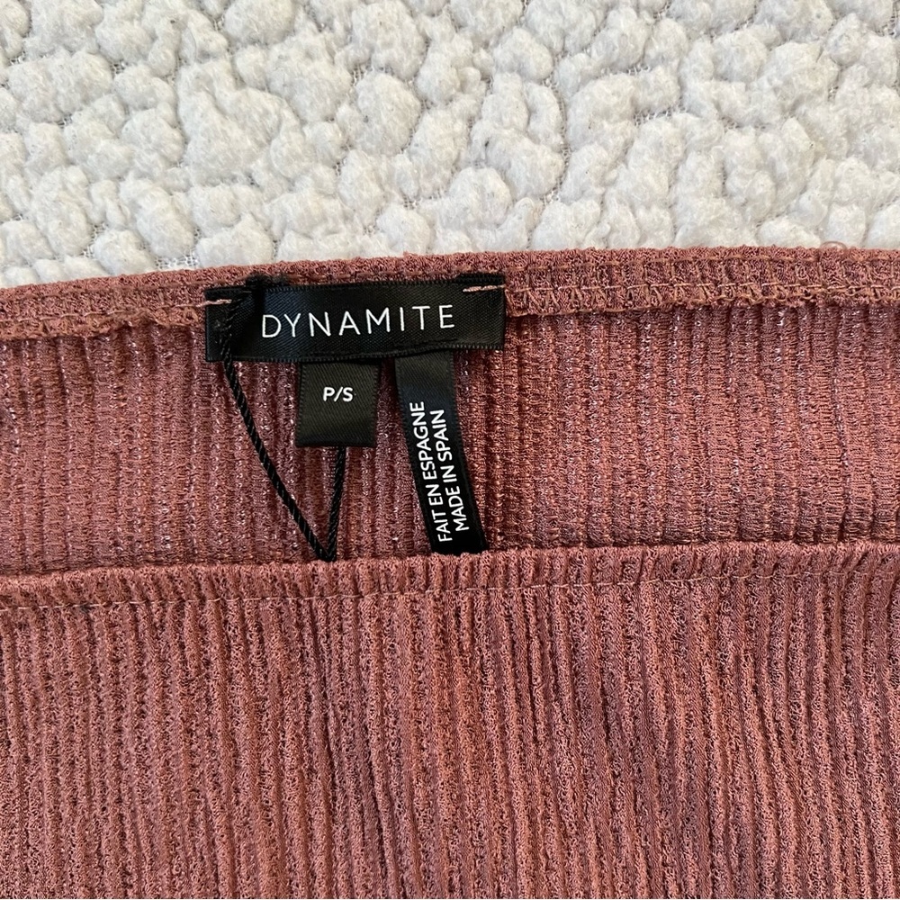 Dynamite Square Neck Puff Sleeve Top - Picture 7 of 9